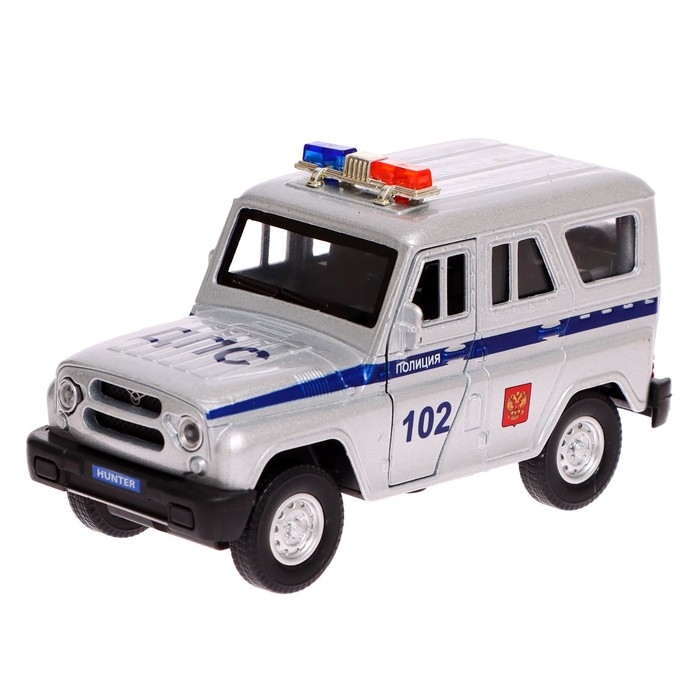 Игровой набор «Гараж полицейского участка с УАЗ Хантер», 22 см, ворота, световые и звуковые эффекты Игровой набор «Гараж полицейского участка с УАЗ Хантер», 22 см, ворота, световые и звуковые эффекты