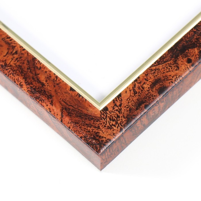 Фоторамка пластик Фоторамка пластик "Офис 8" 30х40 см, карельская берёза