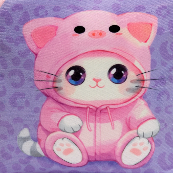 Рюкзак детский для девочки «Котик в костюме»