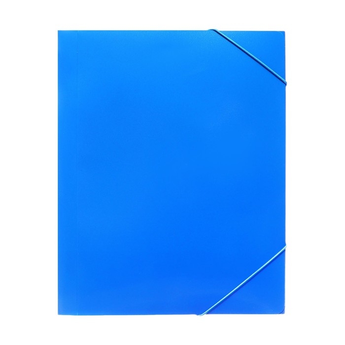 Папка-короб на резинке А4, 500мкм, Calligrata, корешок 25 мм, до 230 листов, тиснение  Папка-короб на резинке А4, 500мкм, Calligrata, корешок 25 мм, до 230 листов, тиснение "песок", синяя