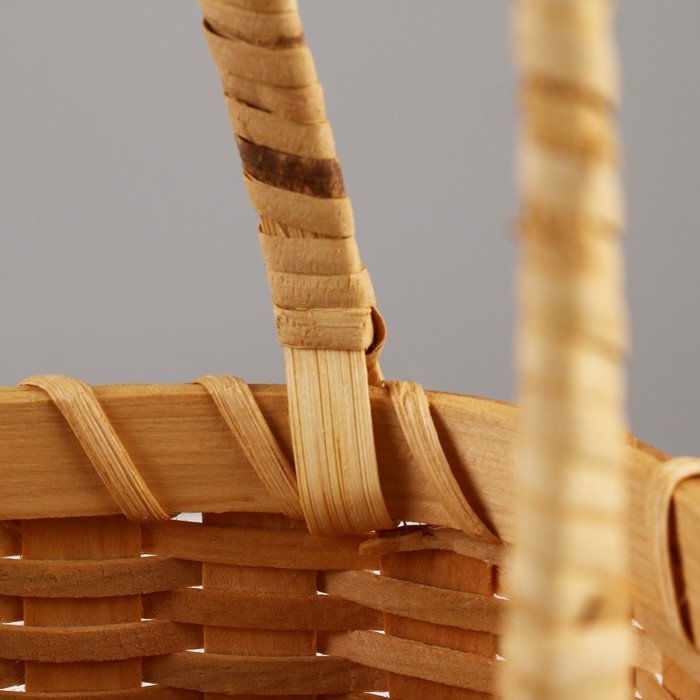 Корзина плетеная, 19,5 х 14 х 13/27 см, ротанг