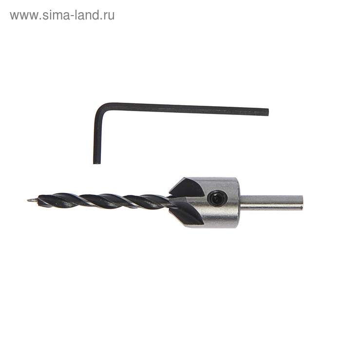 Сверло с зенкером ТУНДРА, 6 х 93 мм Сверло с зенкером ТУНДРА, 6 х 93 мм