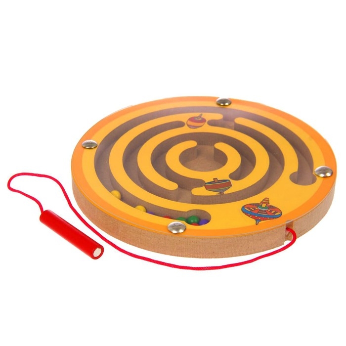 Лабиринт магнитный малый «Волчок» цвета МИКС Лабиринт магнитный малый «Волчок» цвета МИКС