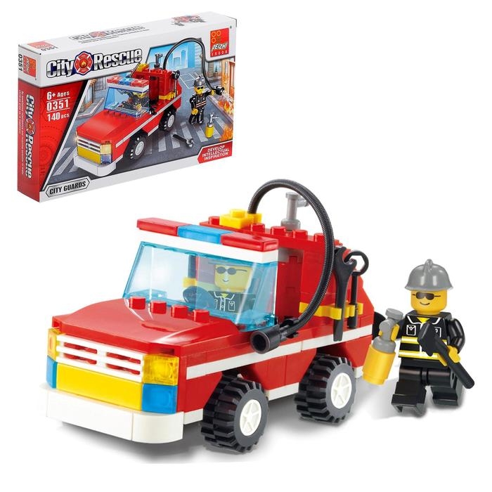 Конструктор «Пожарная охрана», 140 деталей Конструктор «Пожарная охрана», 140 деталей