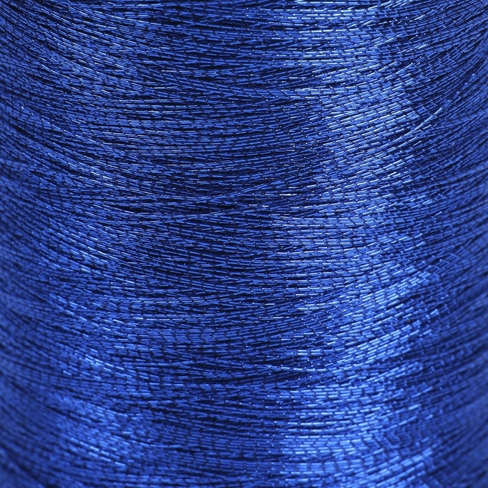 Набор металлизированных ниток, 91 ± 1 м, 6 шт, цвет синий Набор металлизированных ниток, 91 ± 1 м, 6 шт, цвет синий