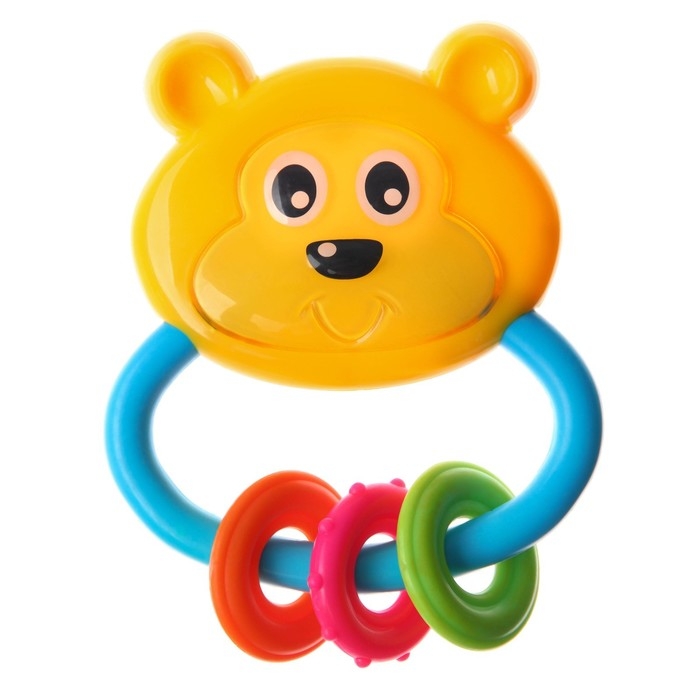 Погремушка «Мишка с колечками», Крошка Я Погремушка «Мишка с колечками», Крошка Я
