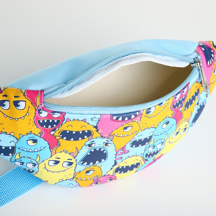 Сумка поясная детская на молнии, цвет разноцветный Сумка поясная детская на молнии, цвет разноцветный