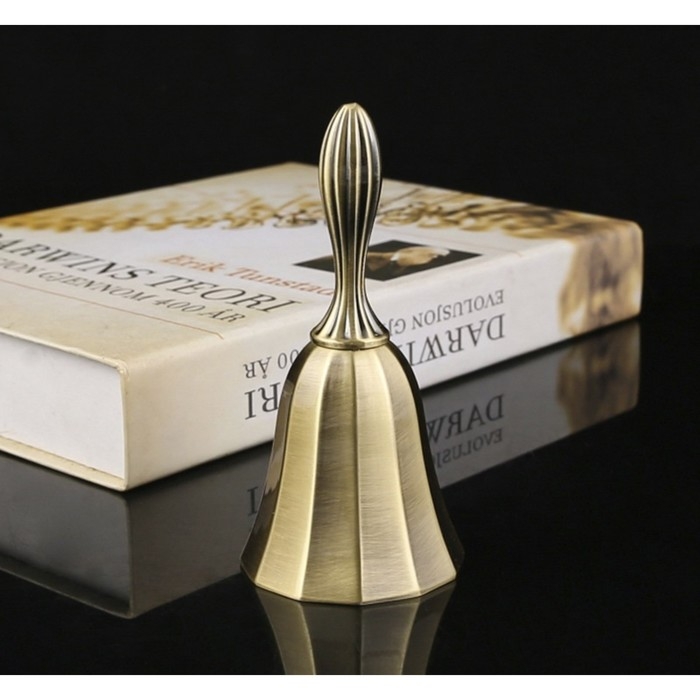 Колокольчик металлический,10 х 4 см, бронза Колокольчик металлический,10 х 4 см, бронза