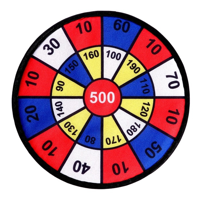 Дартс липучка «Чемпион», на липучках, МИКС Дартс липучка «Чемпион», на липучках, МИКС