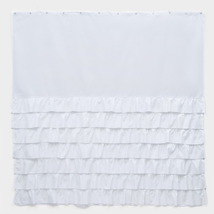 Штора для ванной SL Home, с люверсами, полиэстер, 180×180 см