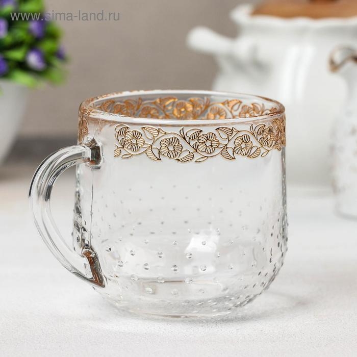 Кружка стеклянная «Золотая вязь», 300 мл Кружка стеклянная «Золотая вязь», 300 мл