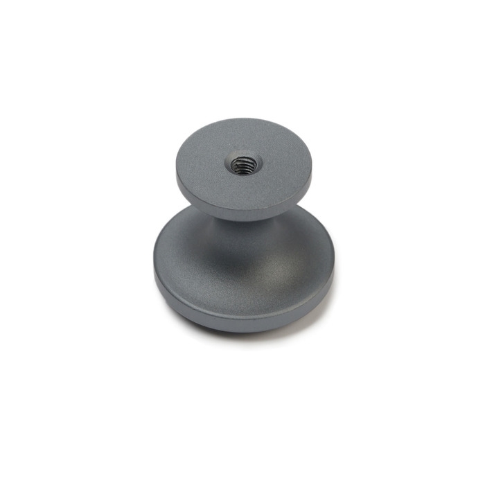 Ручка кнопка CAPPIO RK148, d=30 мм, цвет графит Ручка кнопка CAPPIO RK148, d=30 мм, цвет графит