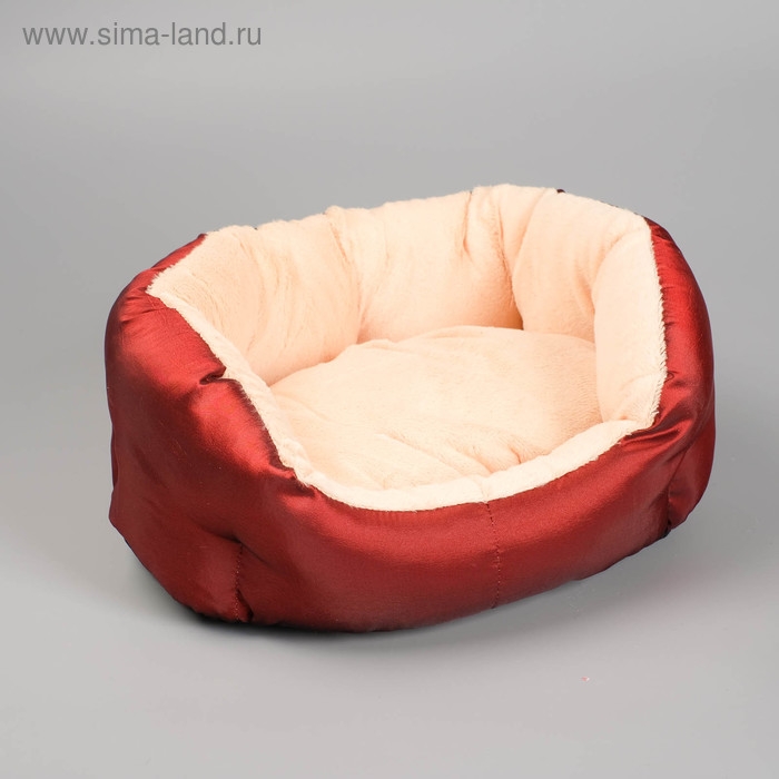 Лежанка для животных  Лежанка для животных "Комфорт" 38 х 25 х 14 см, тафта, микс цветов