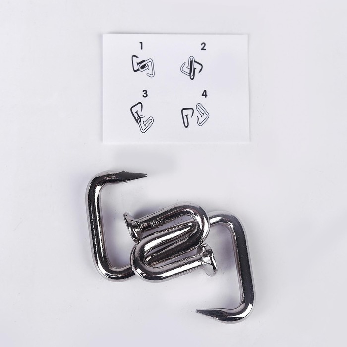 Головоломка «Для интеллектуалов» металл, МИКС, в шоубоксе Головоломка «Для интеллектуалов» металл, МИКС, в шоубоксе