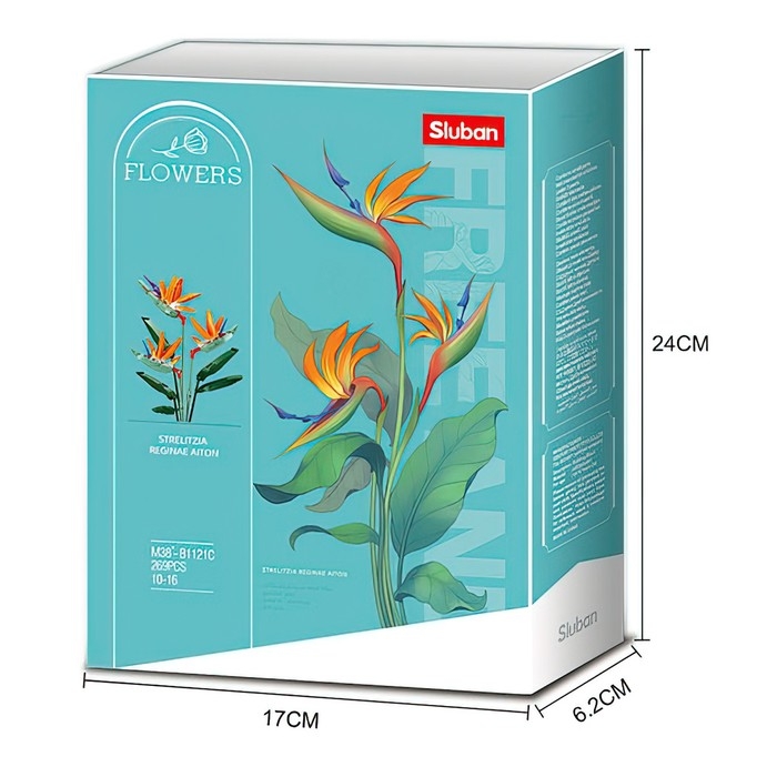 Конструктор «Цветы. Цветочная композиция», 269 деталей Конструктор «Цветы. Цветочная композиция», 269 деталей