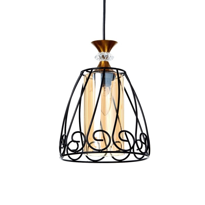 Светильник BayerLux Светильник BayerLux "Кронос" E27 40Вт черный 19х19х18,5-118 см