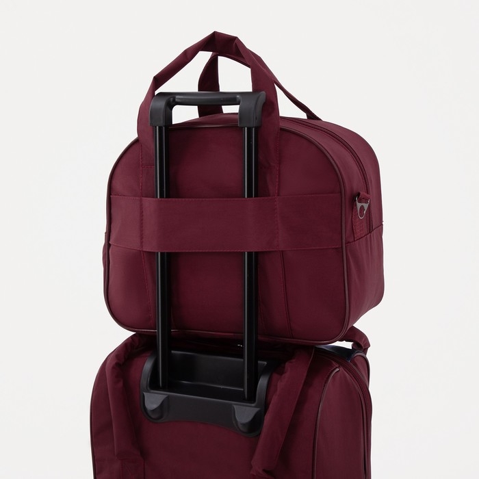 Чемодан малый 20 Чемодан малый 20", сумка дорожная на молнии, цвет фиолетовый