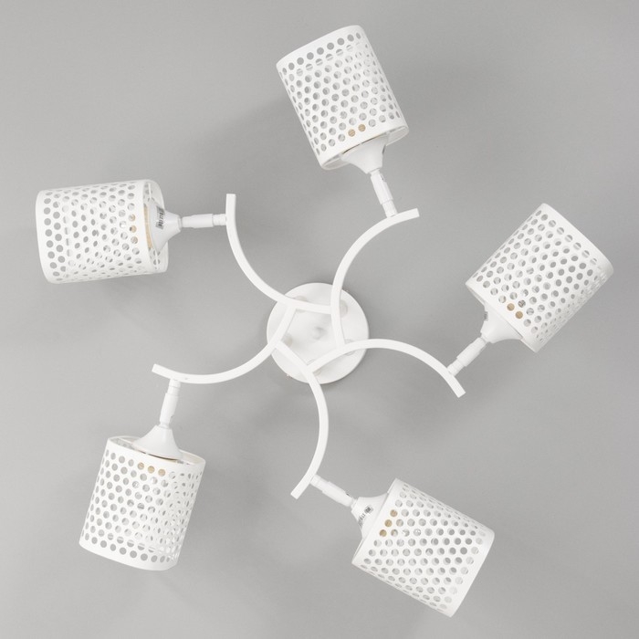 Люстра Люстра "Гвен" 5х60Вт Е27 Белый 64х25х20см