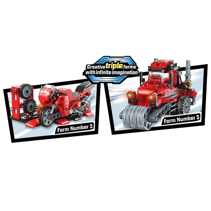Конструктор Трансформер «Паровоз», 3 варианта сборки, 305 деталей Конструктор Трансформер «Паровоз», 3 варианта сборки, 305 деталей