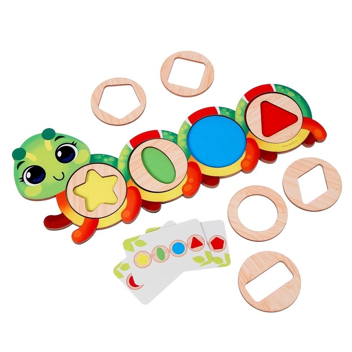 Настольная игра. Повтори по образцу «Гусеница» Настольная игра. Повтори по образцу «Гусеница»