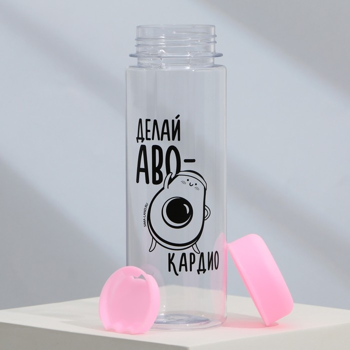 Бутылка для воды «Авокардио», 500 мл Бутылка для воды «Авокардио», 500 мл