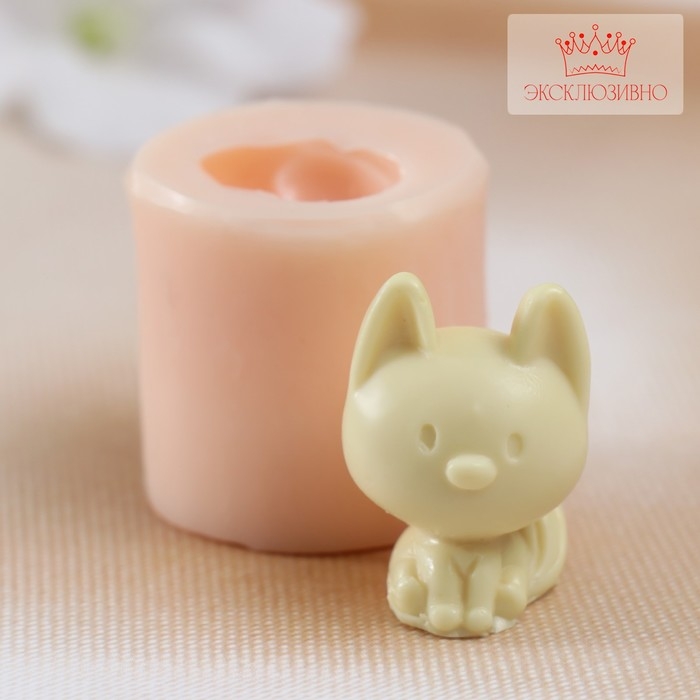 Молд силикон Молд силикон "Кошечка" 2х2х3 см