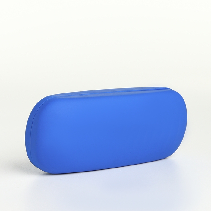 Футляр для очков на хлопушке, длина 16 см, цвет синий Футляр для очков на хлопушке, длина 16 см, цвет синий