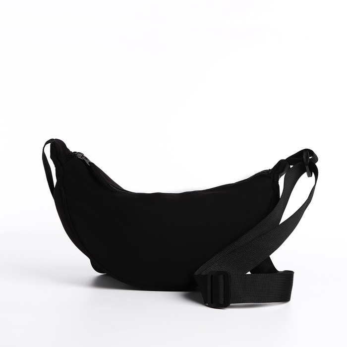 Сумка молодёжная на молнии, цвет чёрный Сумка молодёжная на молнии, цвет чёрный