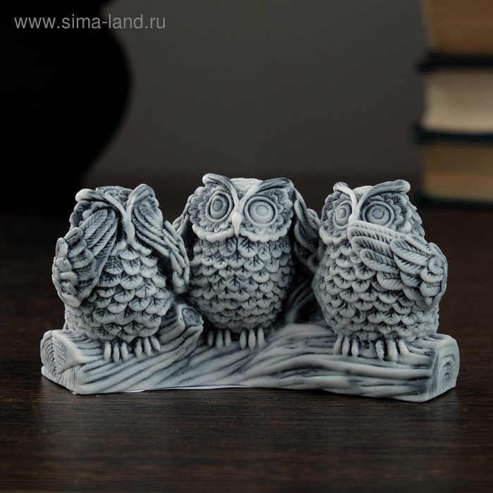 Сувенир  Сувенир "Три совы" 10см