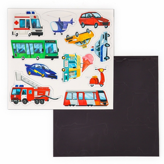 Магнитная игра Магнитная игра "В мире транспорта" 28*20