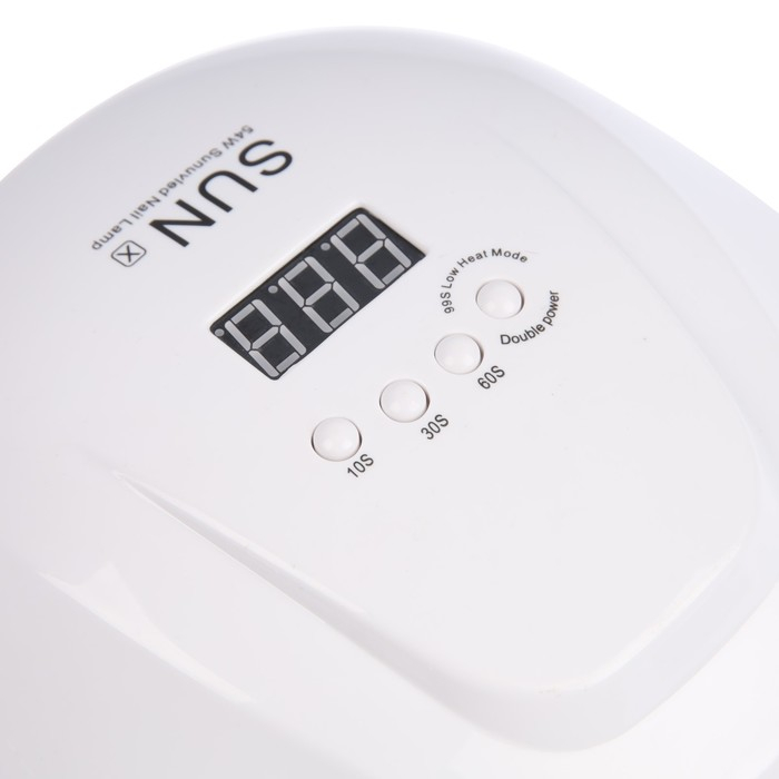 Лампа для гель-лака JessNail SUN X, UV/LED, 54 Вт, 36 таймер, таймер 10/30/60 сек, белая Лампа для гель-лака JessNail SUN X, UV/LED, 54 Вт, 36 таймер, таймер 10/30/60 сек, белая