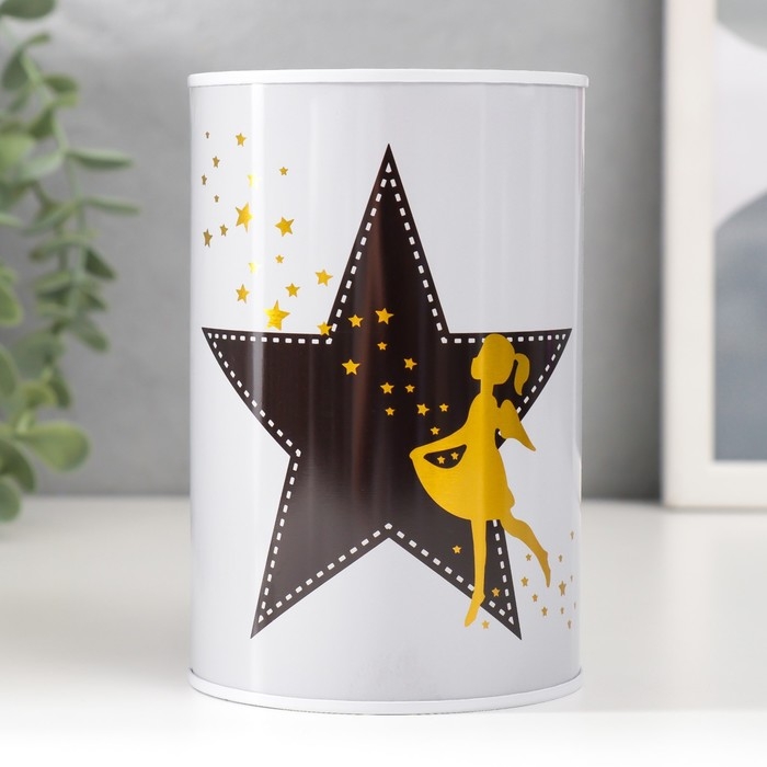 Копилка металл Копилка металл "Звёздный ангел" МИКС 8х8х12,5 см