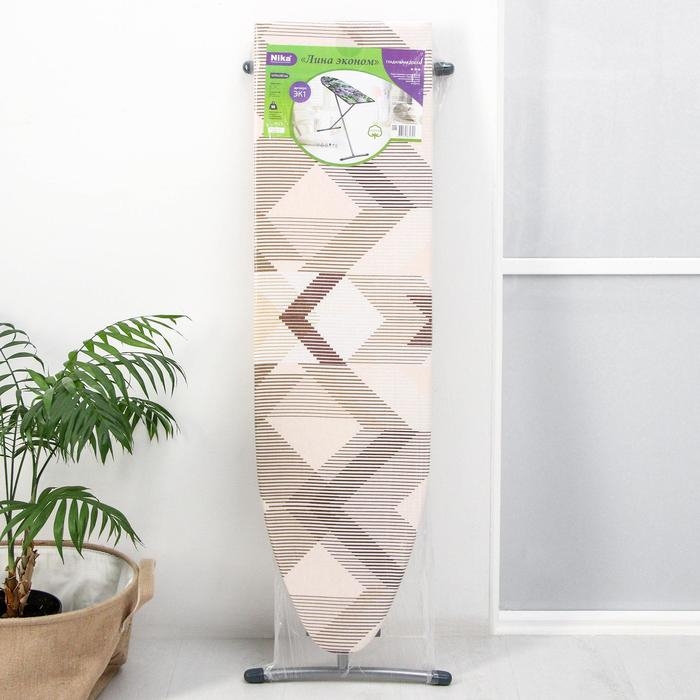 Доска гладильная Nika «Лина. Эконом», 106×29 см, два положения высоты 70,80 см, рисунок микс Доска гладильная Nika «Лина. Эконом», 106×29 см, два положения высоты 70,80 см, рисунок микс