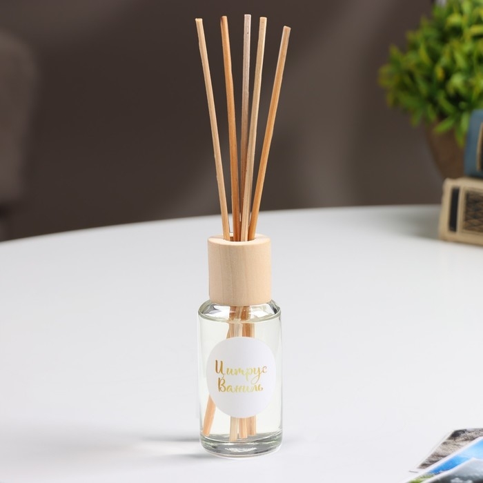 Диффузор ароматический  Диффузор ароматический "Модерн", 50 мл, цитрус и ваниль, "Богатство Аромата"