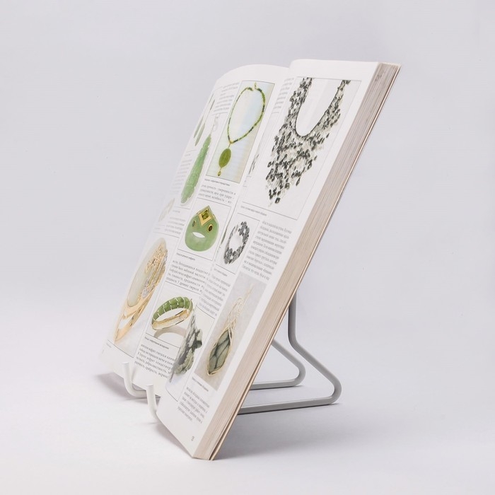 Подставка для книг, 8,5×13,5×15,6 см, цвет белый Подставка для книг, 8,5×13,5×15,6 см, цвет белый