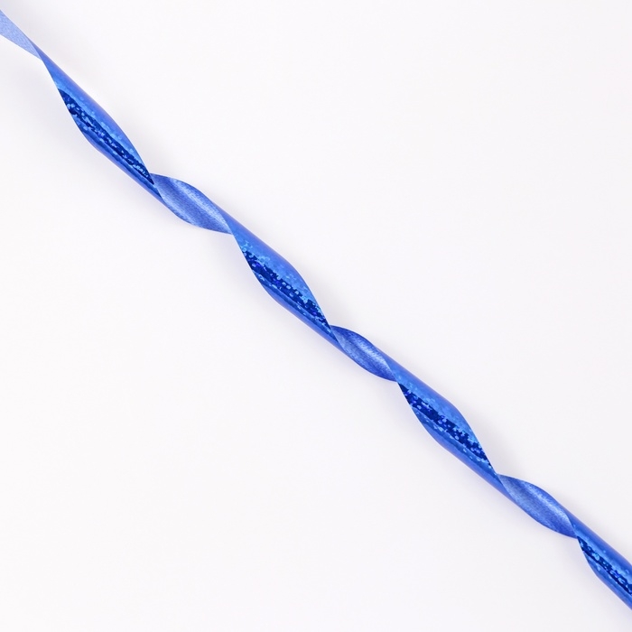 Лента для декора и подарков голография, 1,2см х 45м, синяя Лента для декора и подарков голография, 1,2см х 45м, синяя