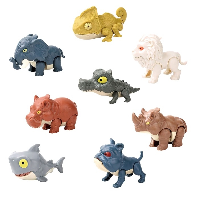 Игровой набор «Wild. Зубастики», подвижные детали, 4 фигурки Игровой набор «Wild. Зубастики», подвижные детали, 4 фигурки