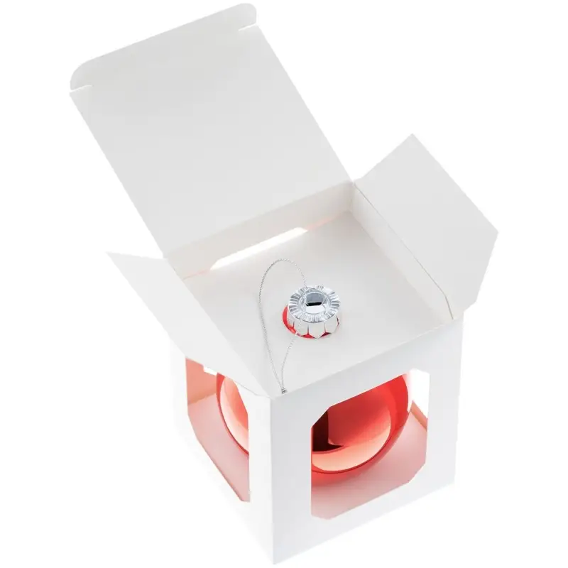 Елочный шар Finery Gloss, 10 см, глянцевый красный Елочный шар Finery Gloss, 10 см, глянцевый красный