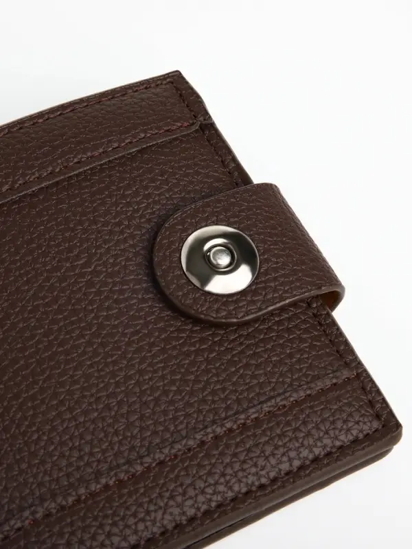 Портмоне мужское &laquo;Наджи&raquo;, на магните, отдел для карт, монет, коричневое