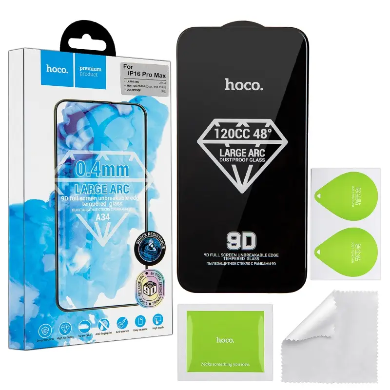 Защитное стекло для iPhone 16 Pro Dustproof A34 HOCO