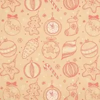 Набор упаковочной бумаги «Новогодняя», 4 листа, 70 × 100 см Набор упаковочной бумаги «Новогодняя», 4 листа, 70 × 100 см