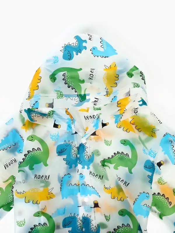 Дождевик детский &laquo;Динозавры&raquo;, рост 125-155