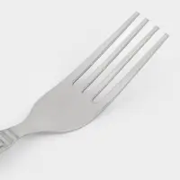 Вилка столовая Доляна &laquo;Варт&raquo;, длина 18.4 см, толщина 1.2 мм, серебристая