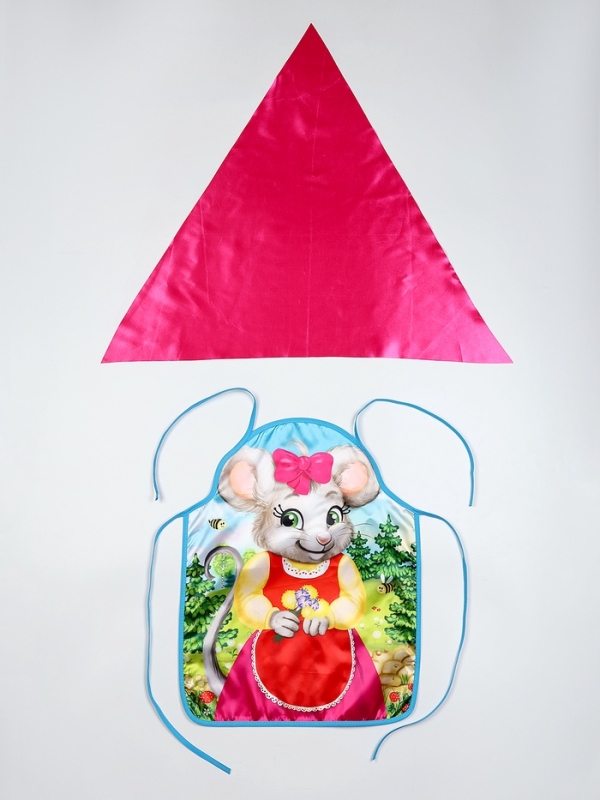 Карнавальный набор  Карнавальный набор "Мышка-норушка" фартук и косынка