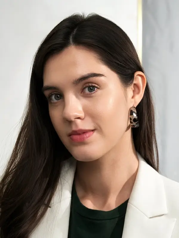 Серьги-кольца &laquo;Танзания&raquo;, тёмный леопард, d=3.5 см, цветные