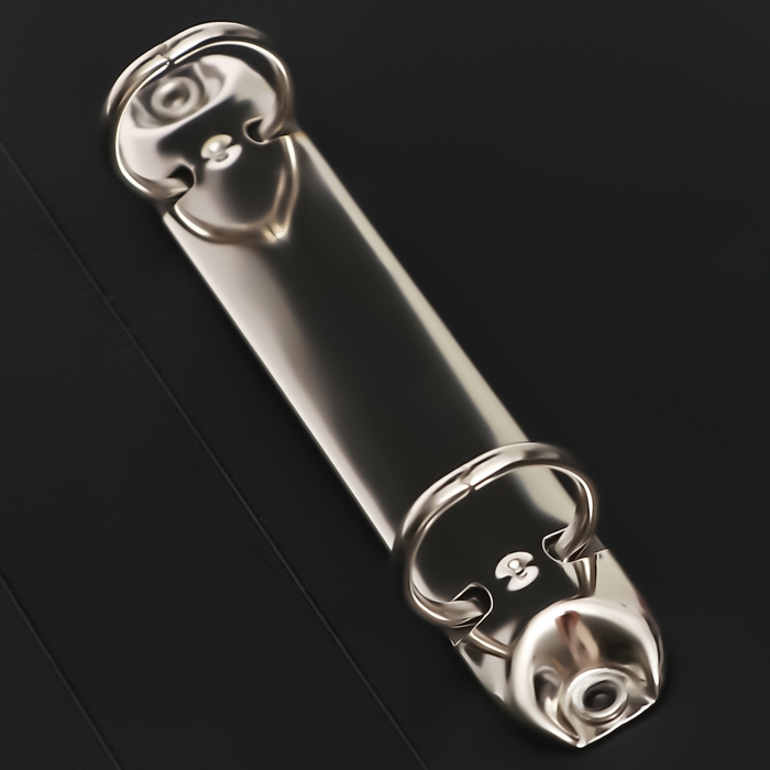 Папка А4, на 2 кольцах, Calligrata DeLuxe, 700 мкм, корешок 25 мм, красная Папка А4, на 2 кольцах, Calligrata DeLuxe, 700 мкм, корешок 25 мм, красная