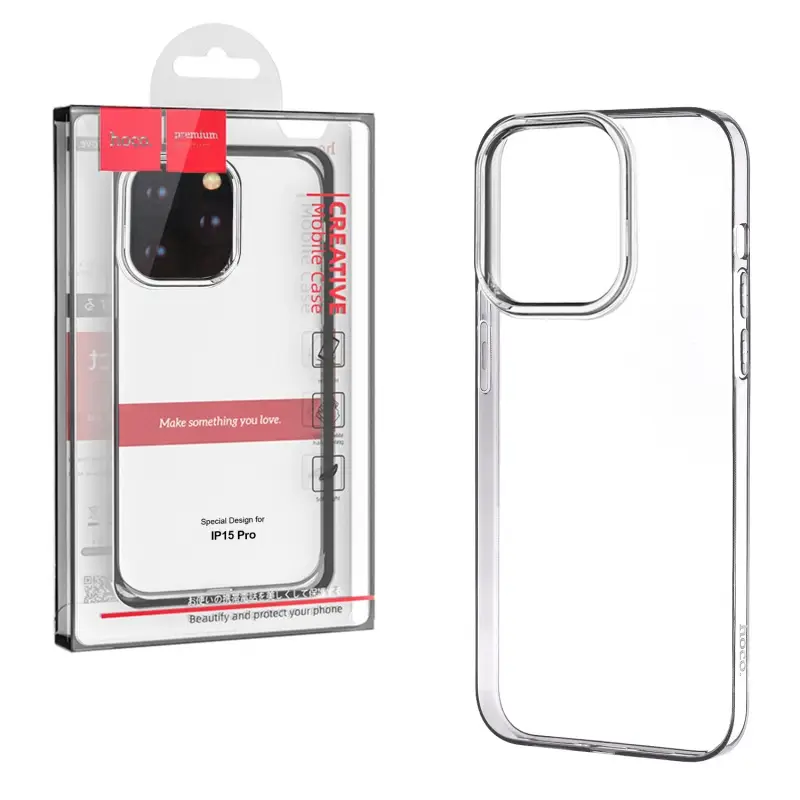 Чехол iPhone 15 Pro Hoco TPU прозрачный