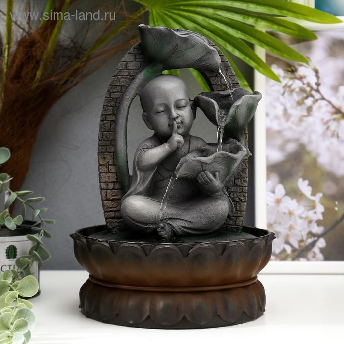 Фонтан Фонтан "Маленький Будда" h=30 см 30х20 см