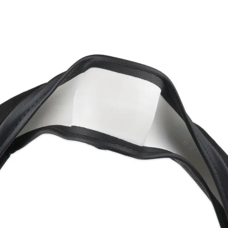 Спонжевая оплетка руля AVS SP-526M-B ( размер M, черный) 10 подушечек - Серия "Sponge"