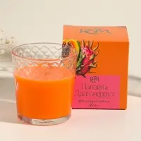 Ароматическая свеча в стакане &laquo;Папайя и драгонфрукт&raquo;, 8&times;8.5 см, 30 ч